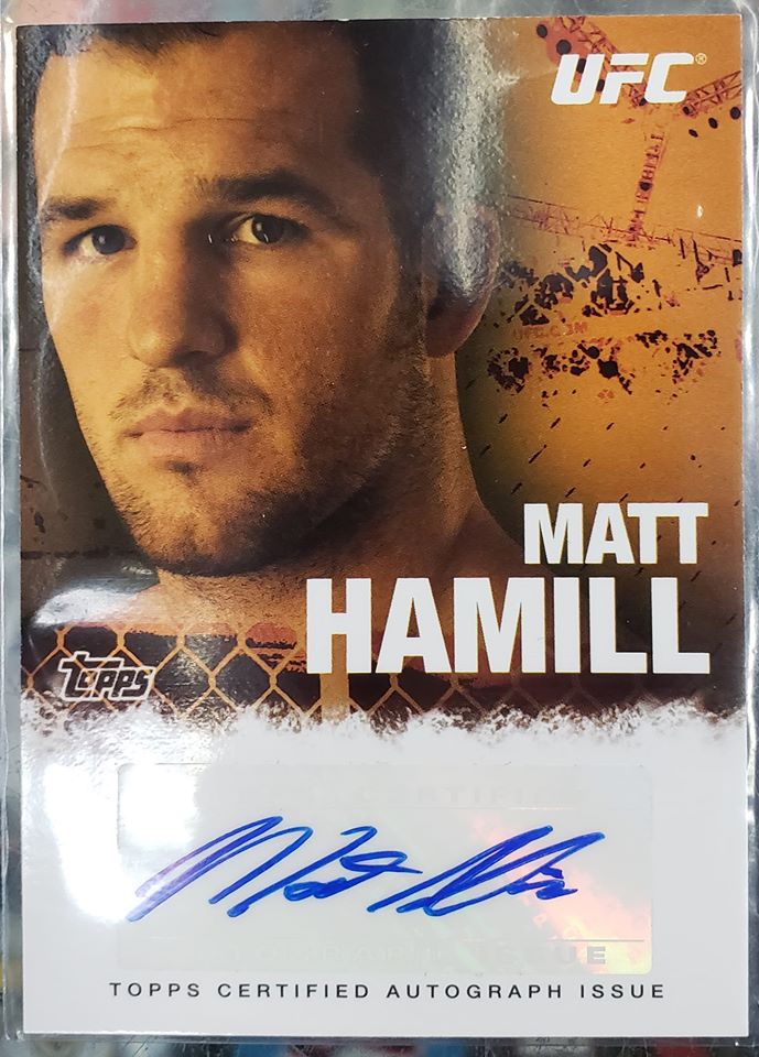 2010 Topps UFC Matt Hamill Autograph FA-MH
